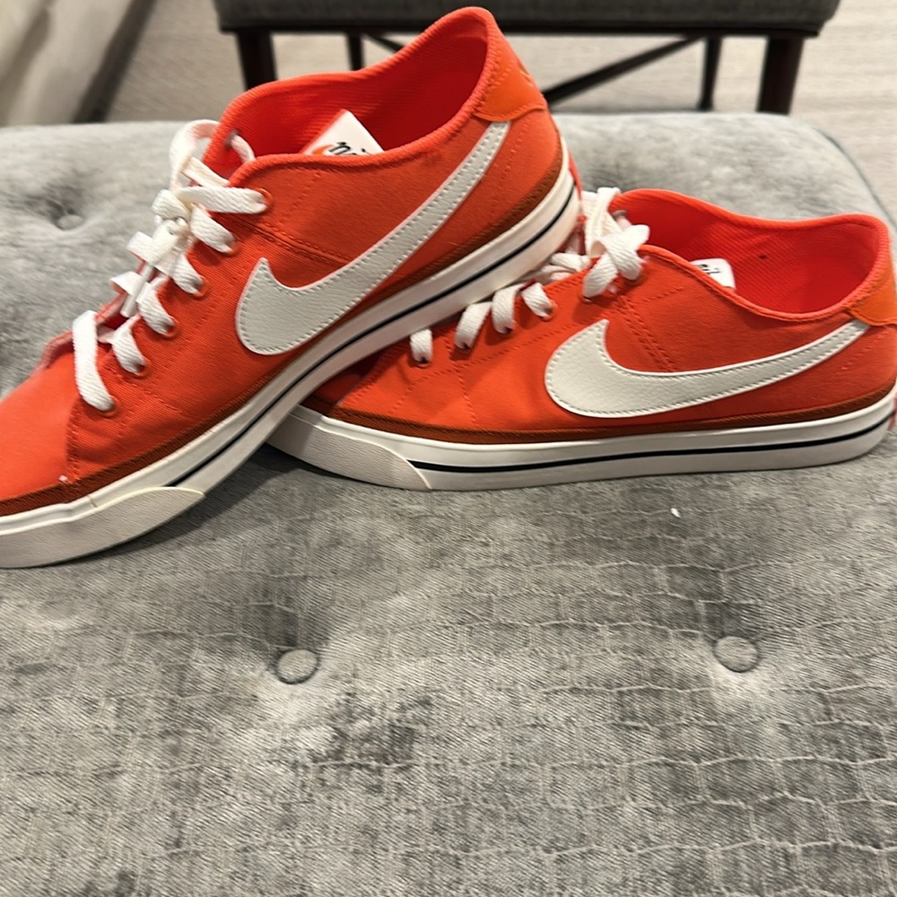 Nike Court Legacy Orange Sneakers - Picture 4 of 5